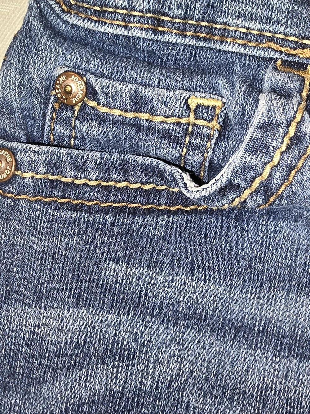Jordache Girls Denim Bermuda Shorts with Lace Trim Size 7